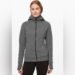 Lululemon Scuba Full-Zip Hoodie size 10
Heathered Speckled Black